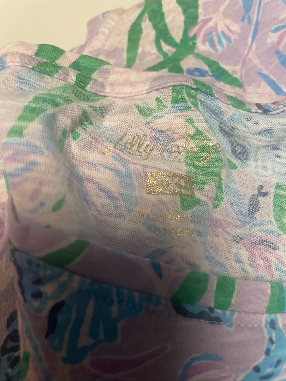 Lilly Pulitzer Etta Scoop neck 100% cotton tee’s ALL 3! Beach Resort Preppy - Picture 5 of 12